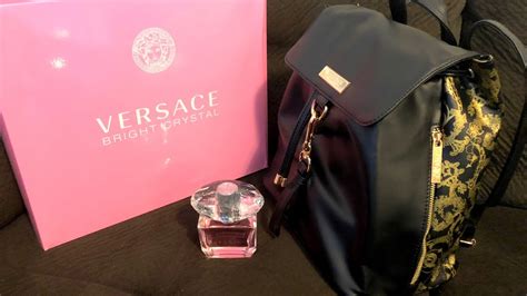 macys versace backpack|free Versace backpack with perfume.